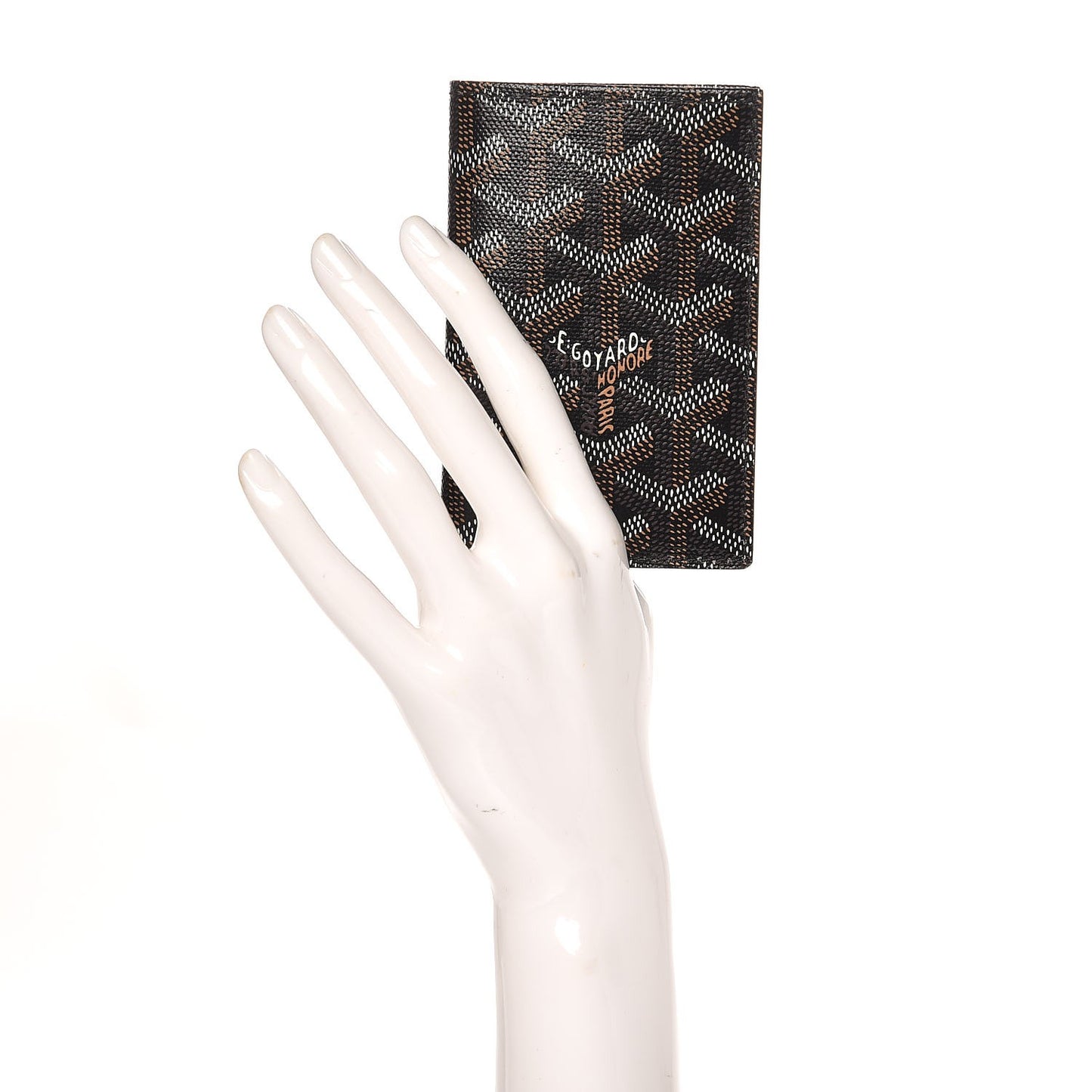 Goyardine Saint Pierre Card Holder Black