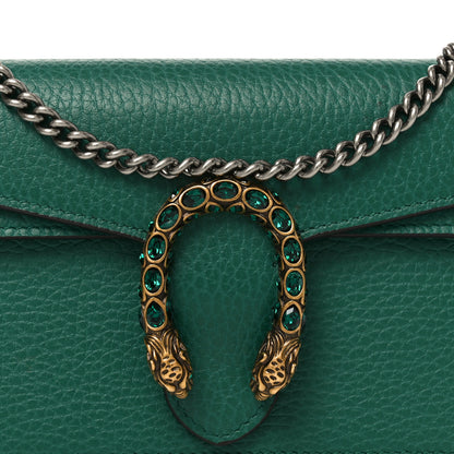Gucci Calfskin Super Mini Dionysus Shoulder Bag Emerald 7 of 9