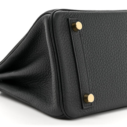 Hermes Togo Lizard Birkin Touch 25 Black 10 of 11