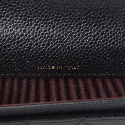 Chanel Caviar Quilted Flap Card Holder Black 6 of 7