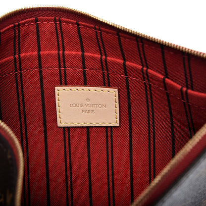 Louis Vuitton Monogram Neverfull MM GM Pochette Cherry 6 of 7