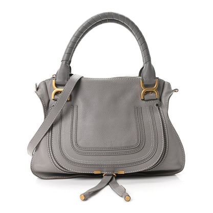 Chloe Calfskin Medium Marcie Satchel Cashmere Grey 1 of 10