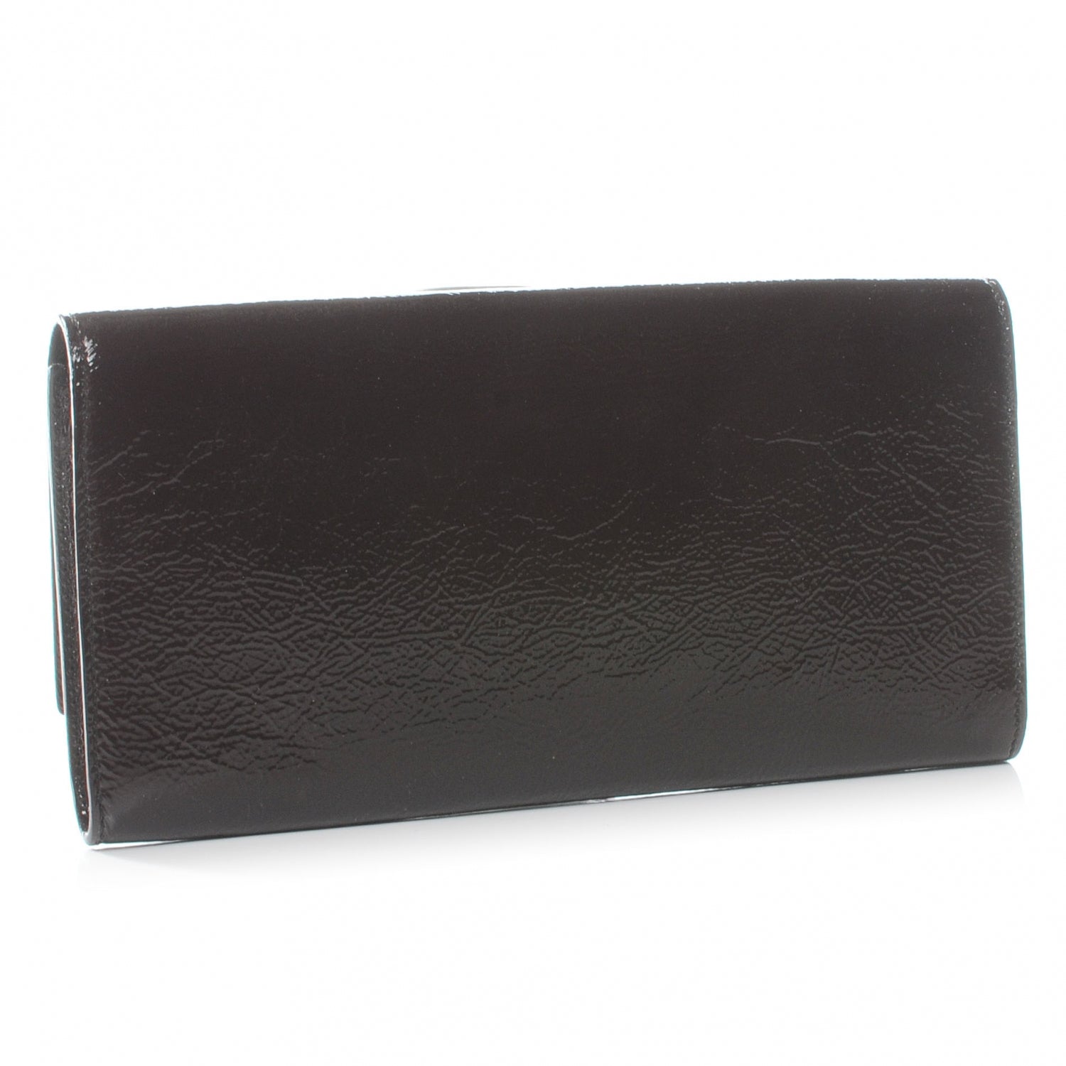 Saint Laurent Textured Patent Medium Belle de Jour Clutch Amarena 3 of 6