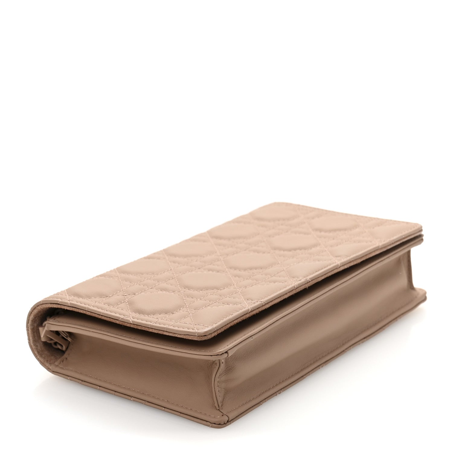 Christian Dior Ultra Matte Calfskin Cannage Lady Dior Clutch Fard 5 of 13
