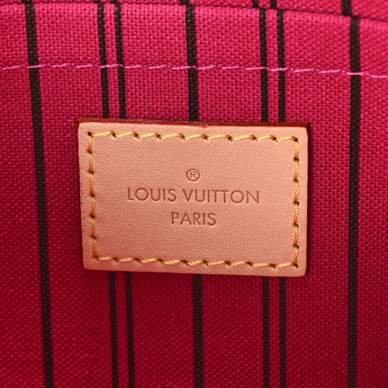 Louis Vuitton Monogram Neverfull MM GM Pochette Pivoine 6 of 6