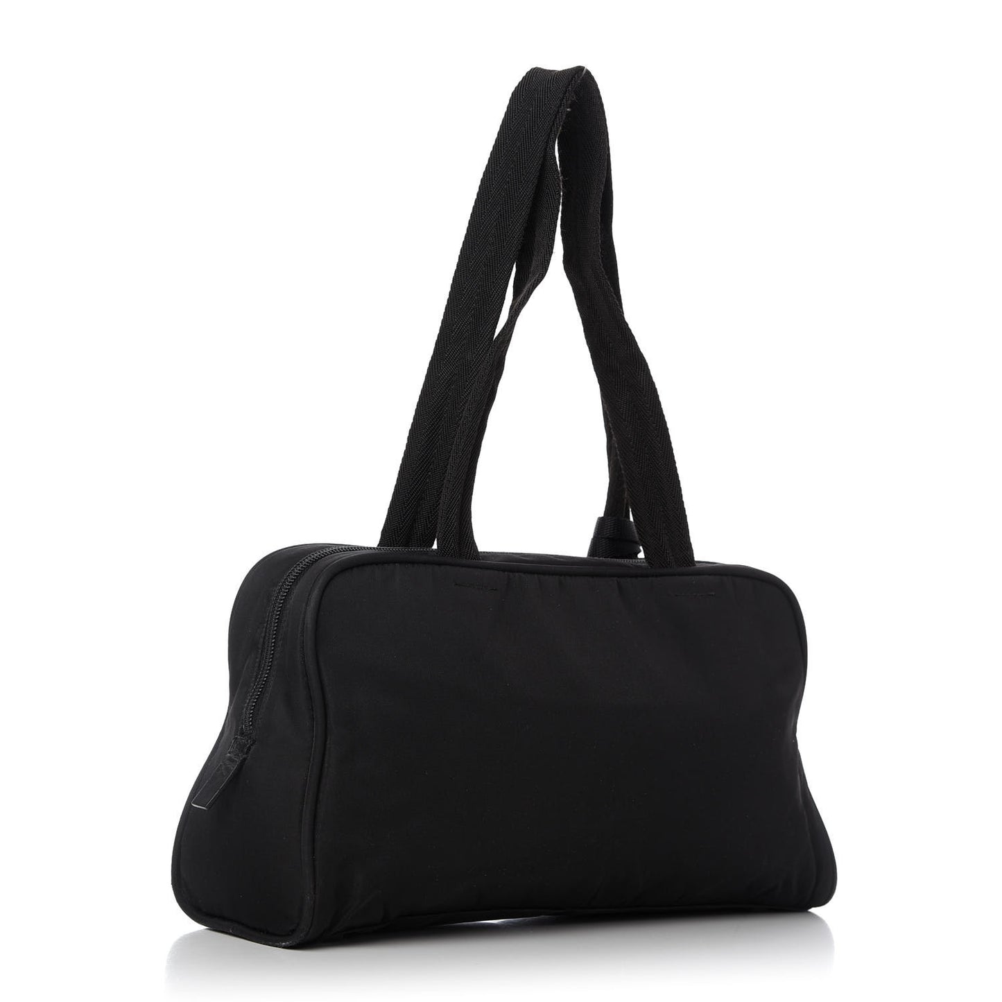 Tessuto Nylon Sport Semitracolla Shoulder Bag Black