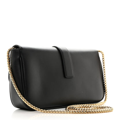 Salvatore Ferragamo Calfskin Archive Gancini Flap Crossbody Black 2 of 12