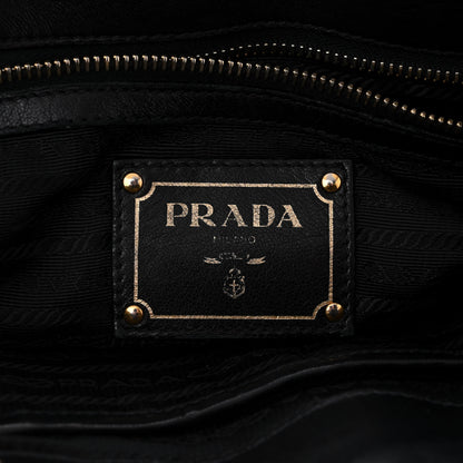 Prada Nappa Gaufre Tote Black 6 of 12