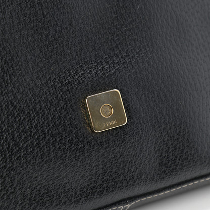 Fendi Pebbled Calfskin Baguette Black 13 of 13