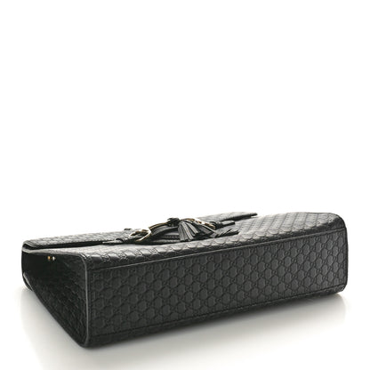 Gucci Microguccissima Medium Emily Chain Shoulder Bag Black 4 of 10