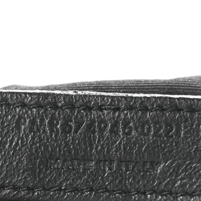 Saint Laurent Calfskin Y Quilted Monogram Medium Loulou Chain Satchel Black 6 of 10
