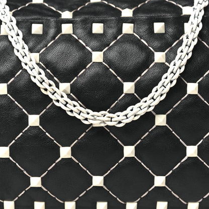 Valentino Garavani Lambskin Free Rockstud Spike Camera Bag Black 7 of 10