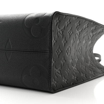 Louis Vuitton Empreinte Monogram Giant Onthego MM Black 9 of 9