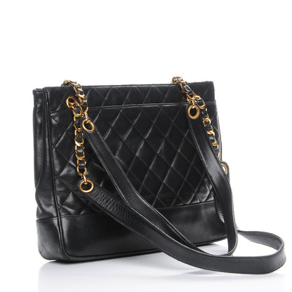 Chanel Lambskin Quilted Shoulder Bag Black 3 of 9