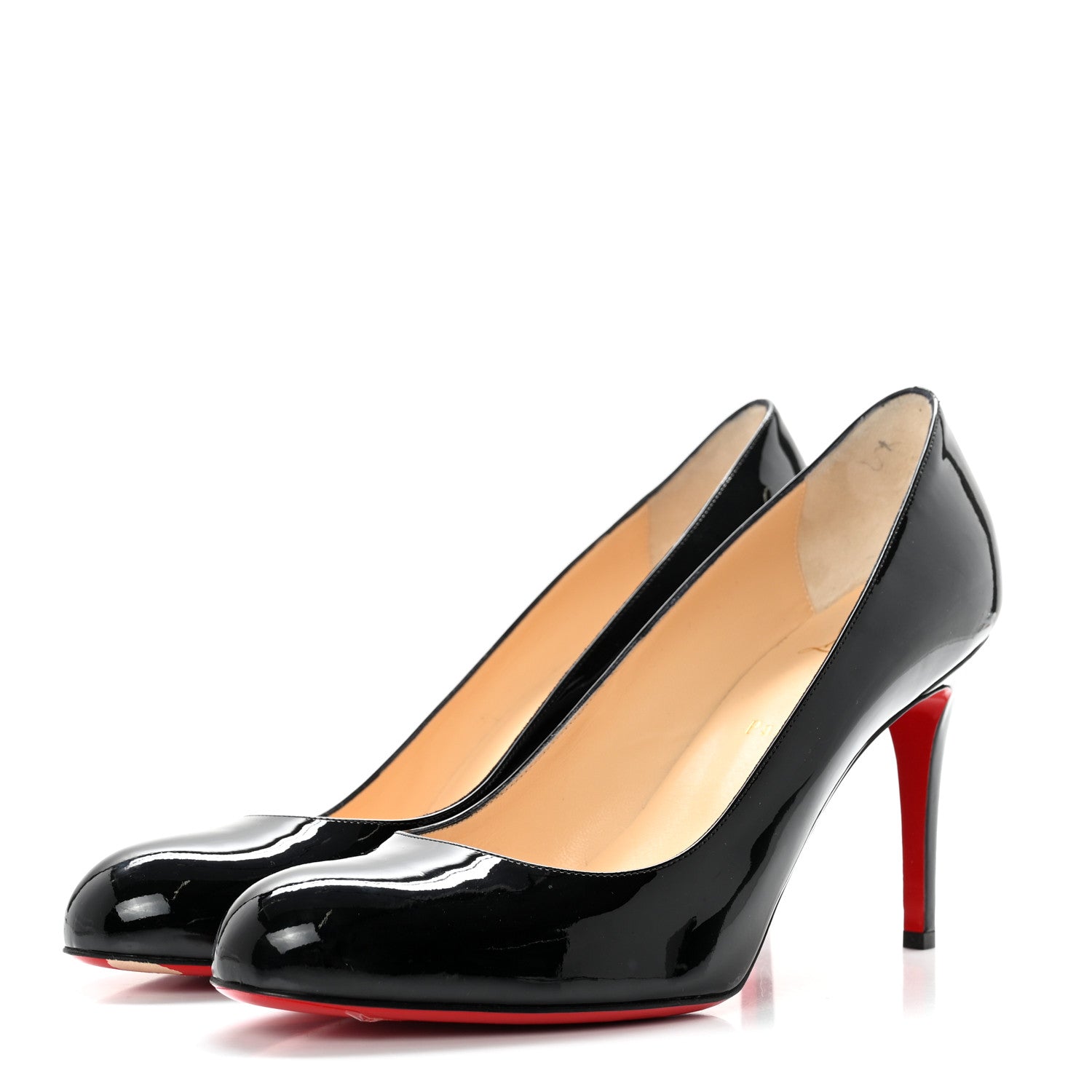 Christian Louboutin Patent Simple 85 Pumps 41.5 Black 3 of 8