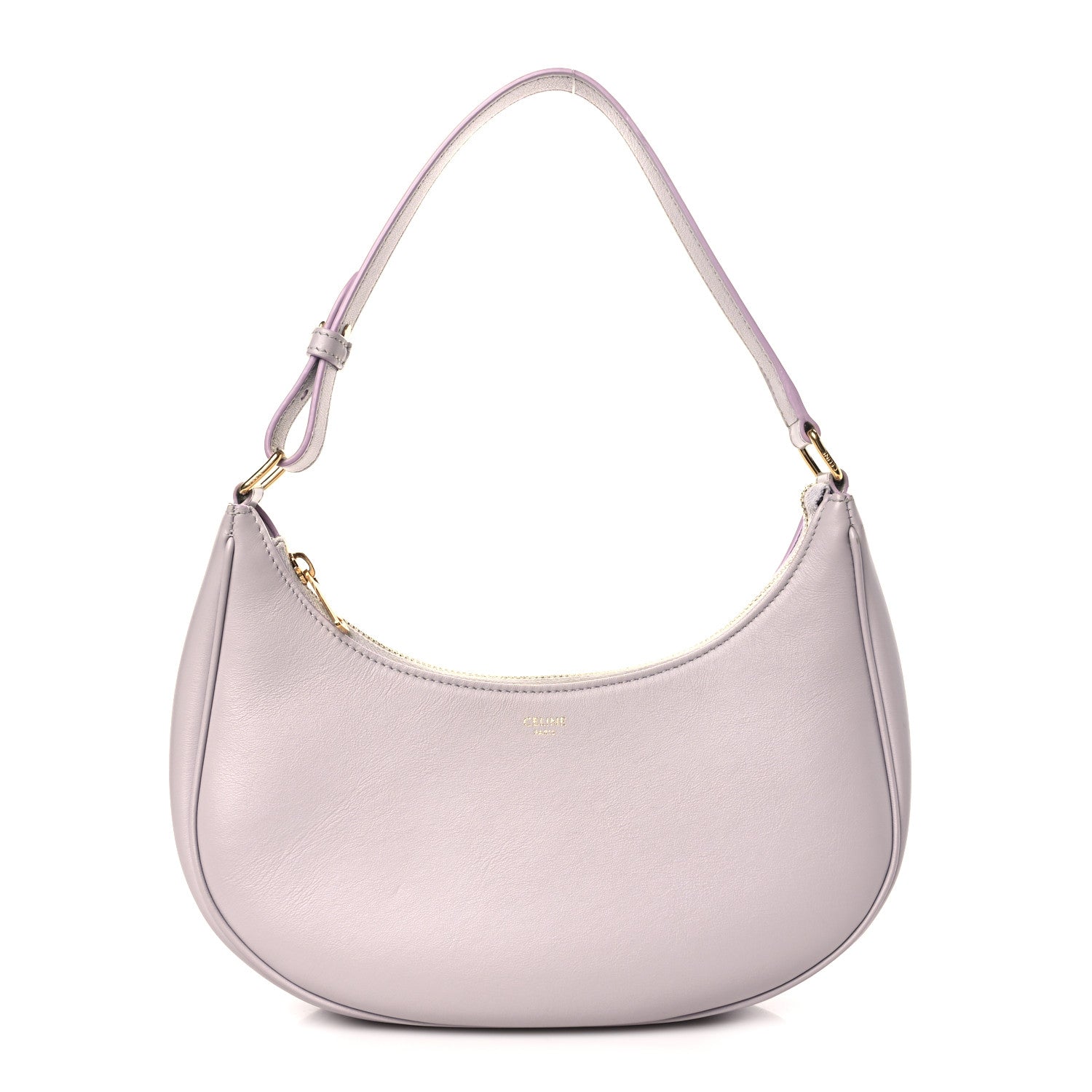 Celine Smooth Calfskin Ava Shoulder Bag Lavender Grey 1 of 8