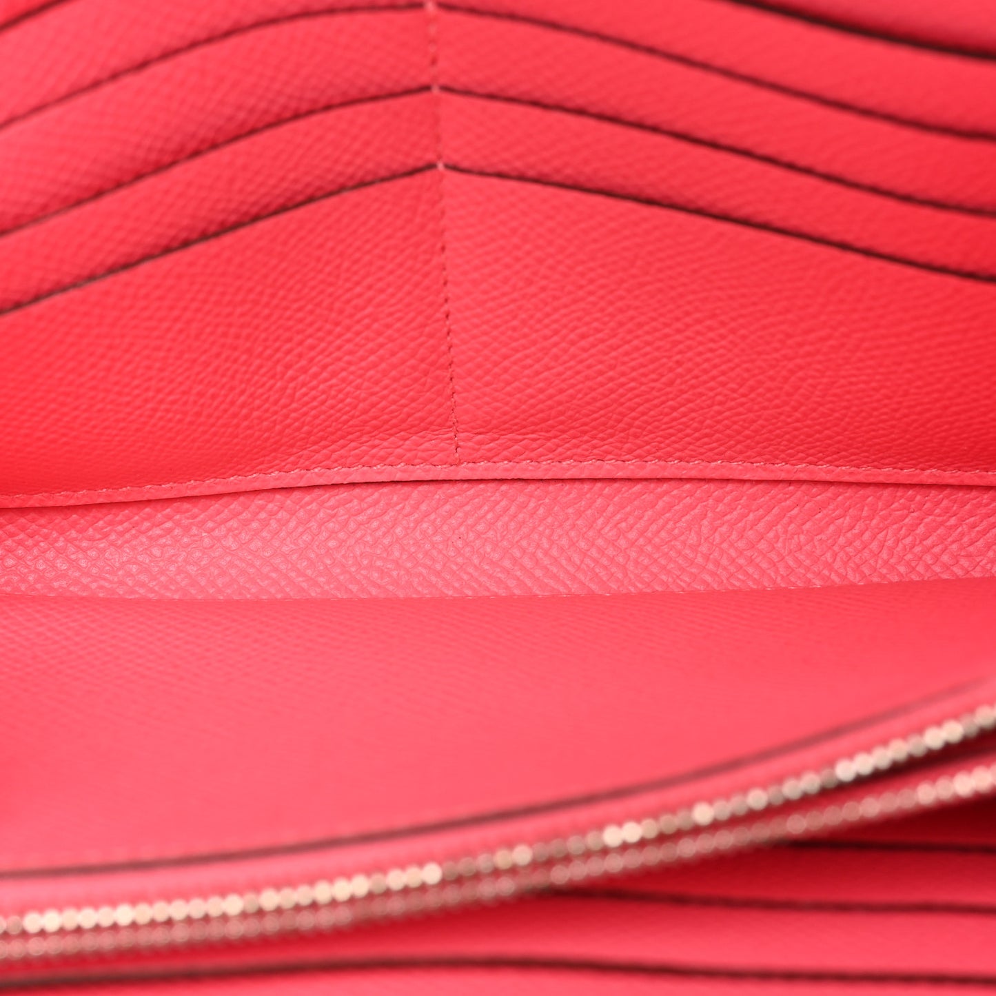 Epsom Kelly Longue Wallet Rose Azalee
