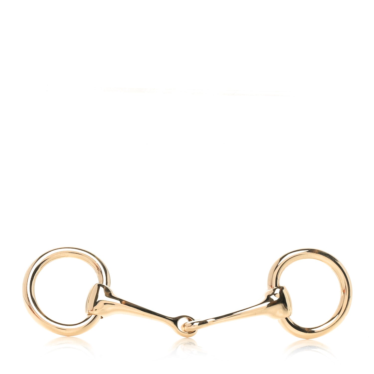 Hermes Permabrass Mors Scarf Ring Gold 1 of 5