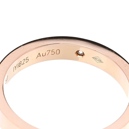 Cartier 18K Pink Gold Diamond 3mm C De Cartier Wedding Band Ring 51 5.75 5 of 6