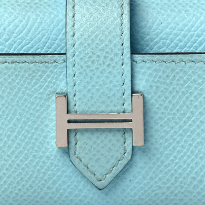 Hermes Epsom Bearn Multicles 4 Key Holder Bleu Atoll 6 of 8