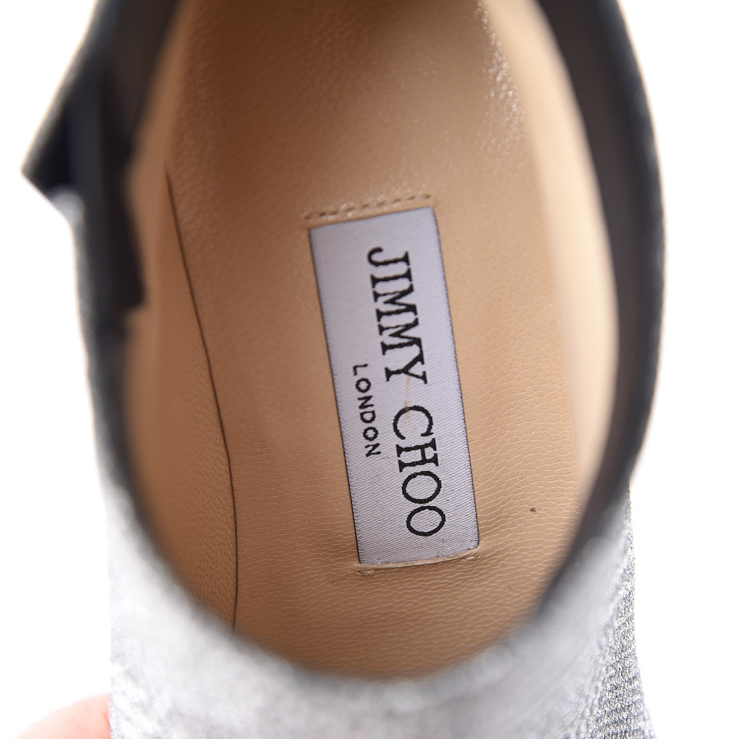 Jimmy Choo Prince Of Stars Fabric Marinda 65 Ankle Booties 37 Silver 7 of 12