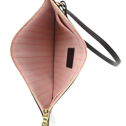 Louis Vuitton Damier Ebene Neverfull MM GM Pochette Rose Ballerine 5 of 8