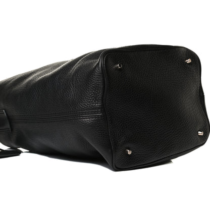 Burberry Grainy Calfskin Medium Check Ashby Hobo Black 9 of 13