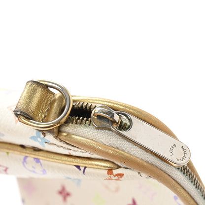 Louis Vuitton Monogram Multicolor Kate Clutch White 12 of 12