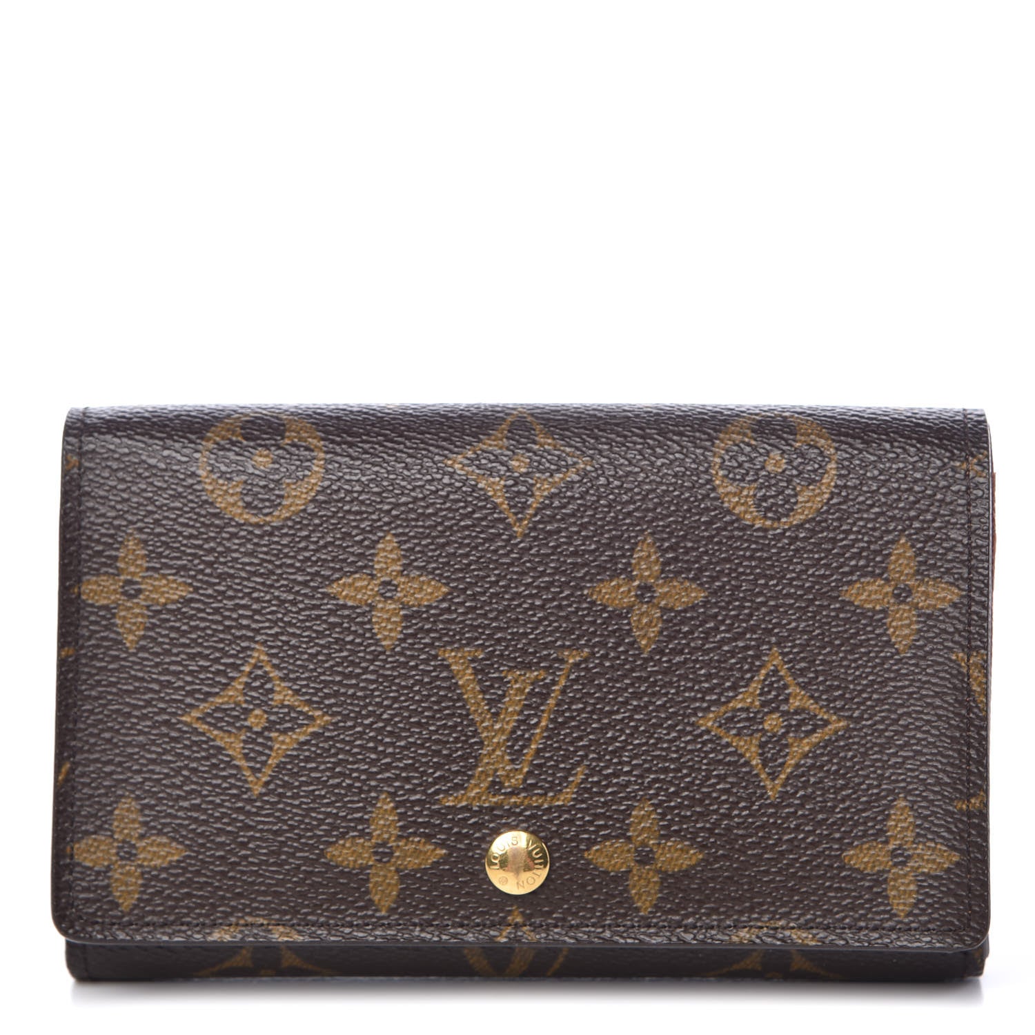 Louis Vuitton Monogram Porte-Monnaie Tresor Wallet 1 of 8