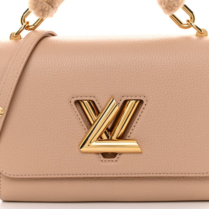 Louis Vuitton Taurillon Shearling LV Ski Twist MM Hazelnut Brown 7 of 9