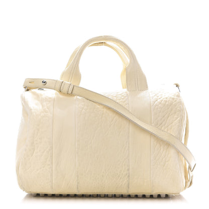 Alexander Wang Pebbled Lambskin Rocco Bone Silver Hardware 1 of 15