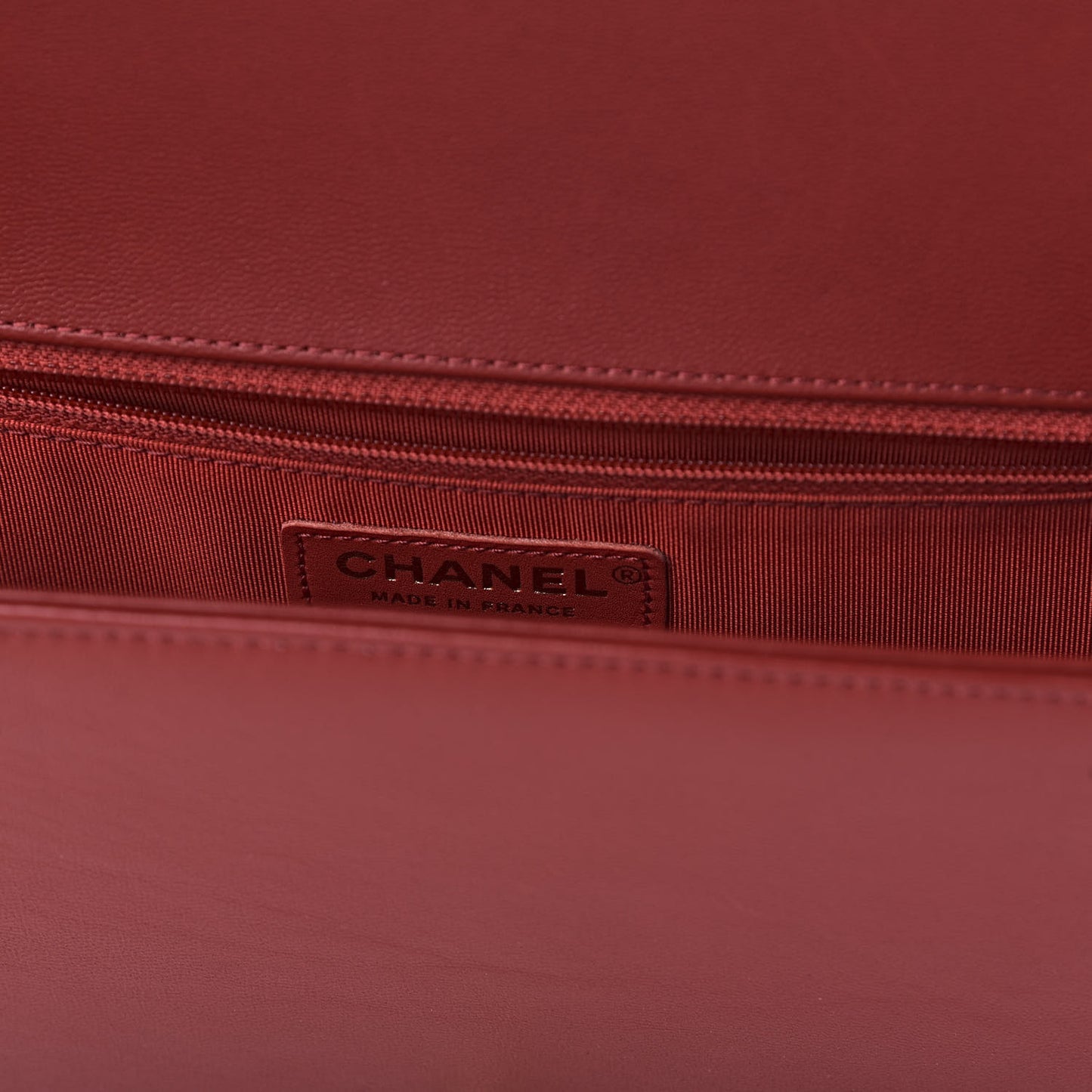 Lambskin Quilted New Medium Boy Flap Red