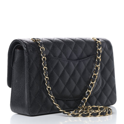 Chanel Caviar Quilted Medium Double Flap Black 2 of 6