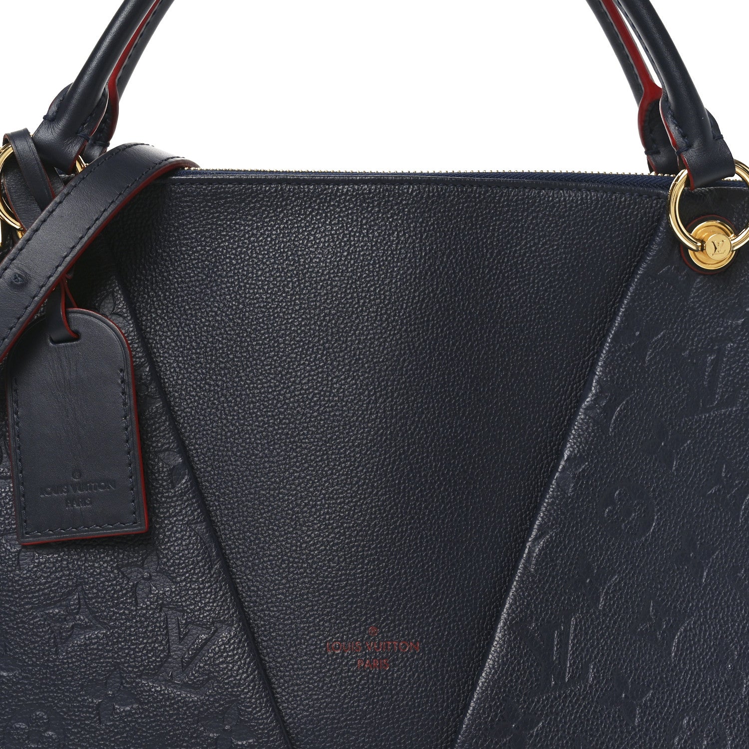 Louis Vuitton Empreinte V Tote MM Marine Rouge 7 of 9