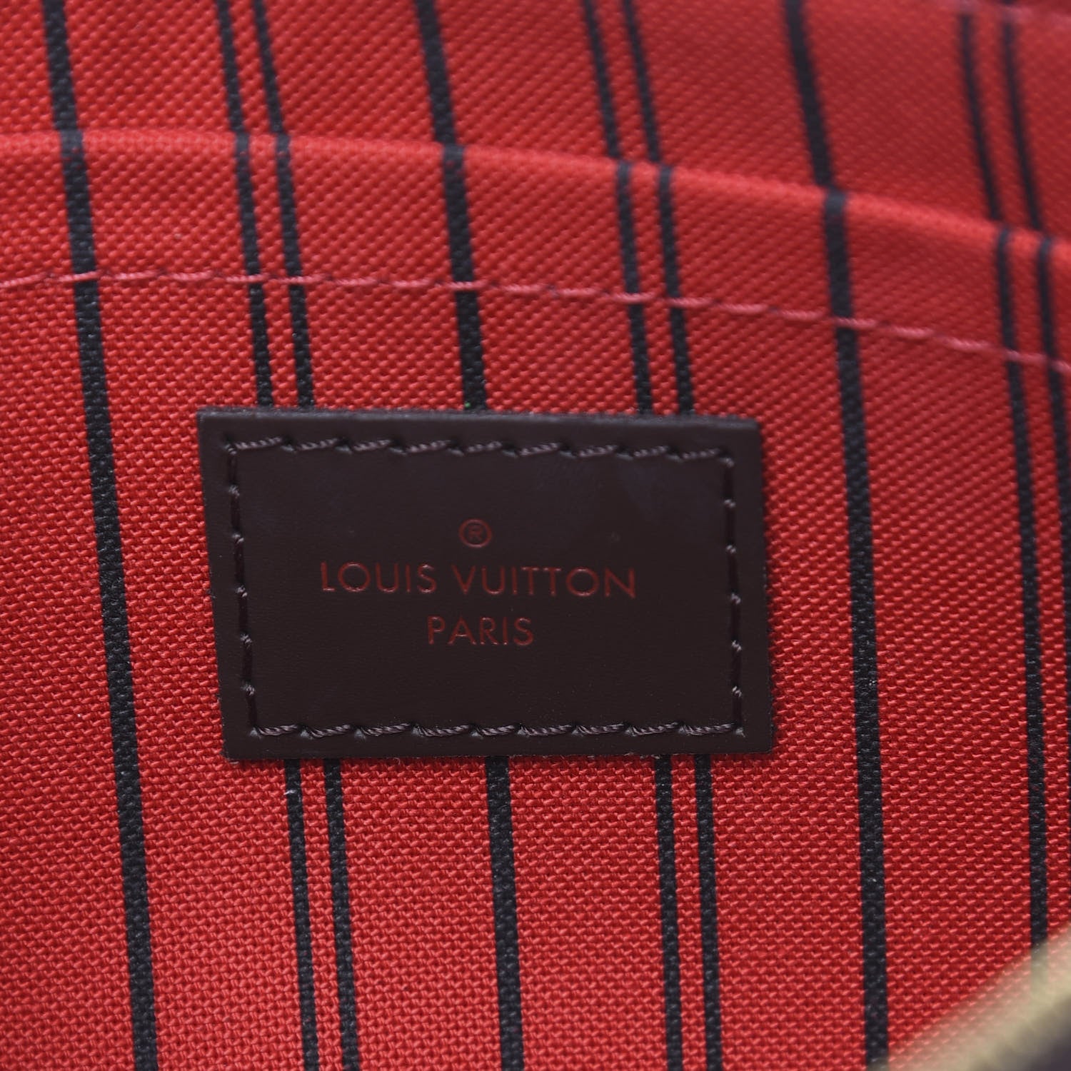 Louis Vuitton Damier Ebene Neverfull MM GM Pochette 6 of 7