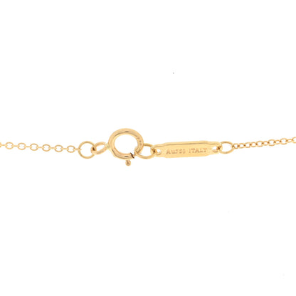 Tiffany 18K Yellow Gold T Circle Pendant Necklace 4 of 5