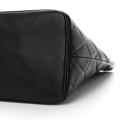Chanel Caviar Quilted Medallion Tote Black 10 of 17