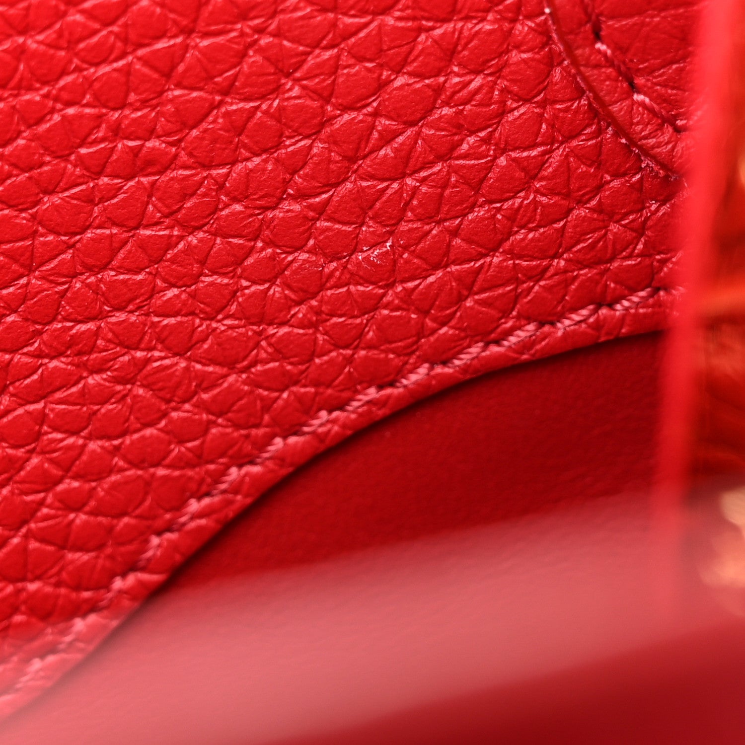 Louis Vuitton Taurillon Capucines PM Scarlet 15 of 16