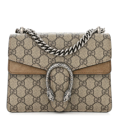 Gucci GG Supreme Monogram Mini Dionysus Shoulder Bag Taupe 1 of 12