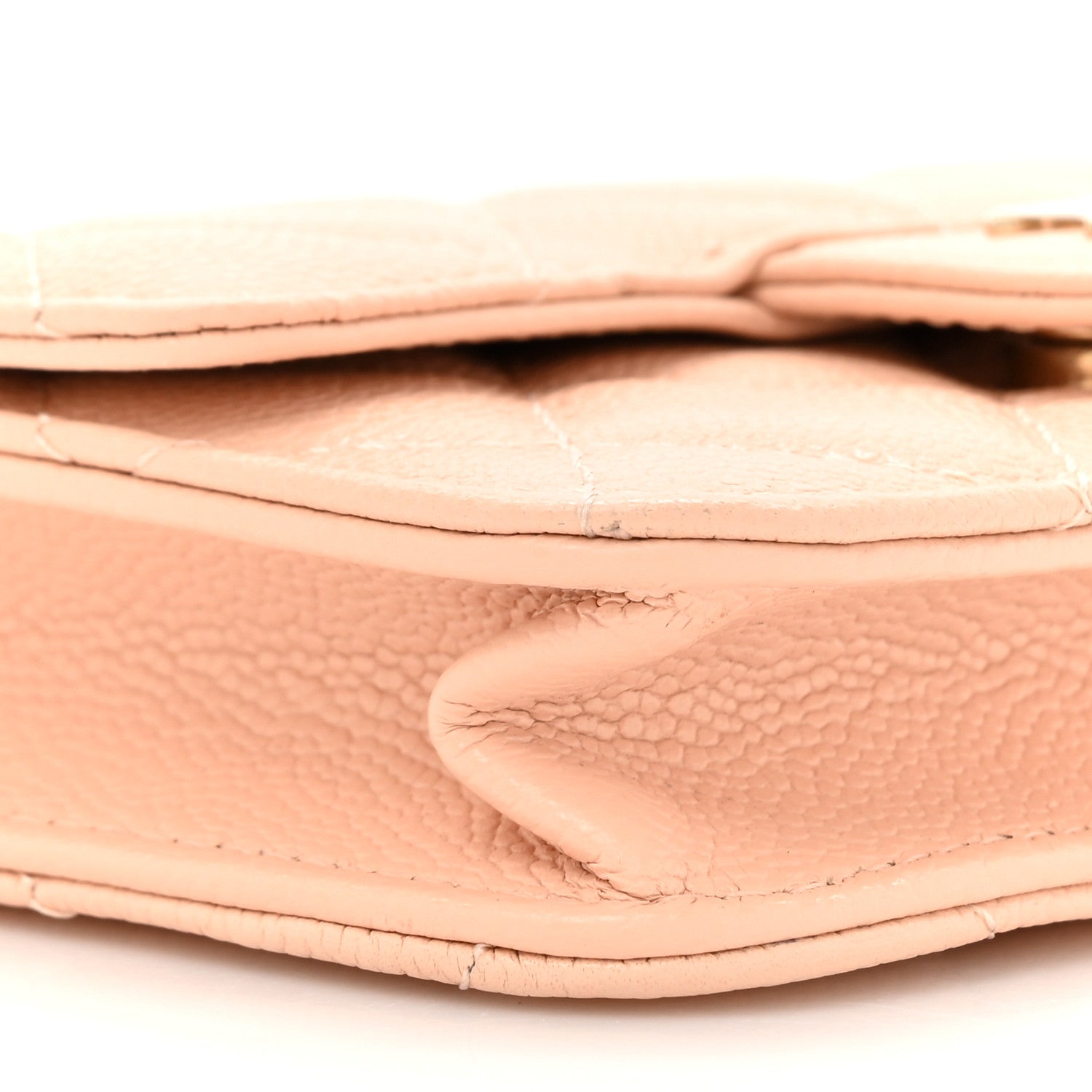Chanel Caviar Quilted Mini Chain Bag Beige 10 of 10