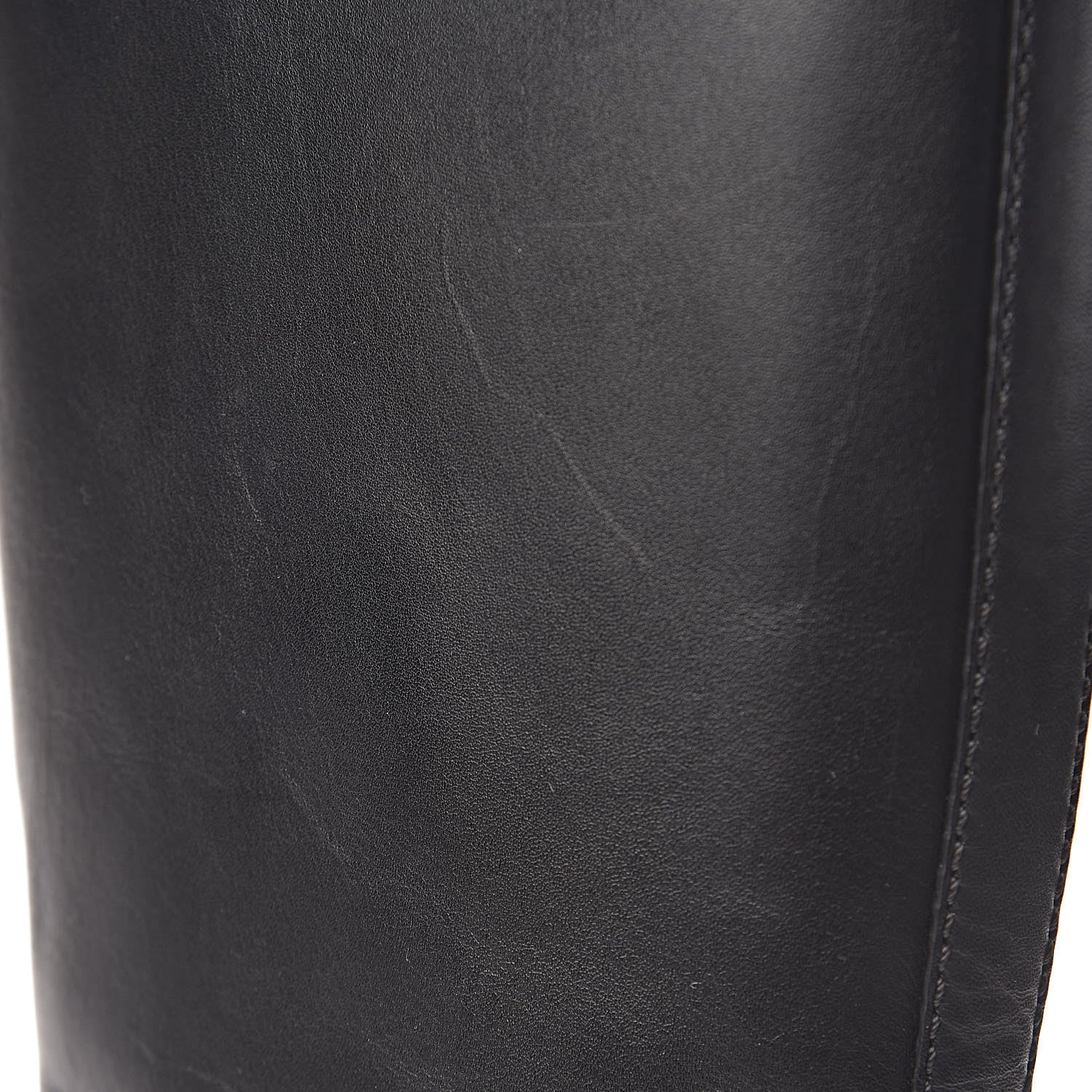 Chanel Calfskin Knee High Boots 41 Black 7 of 11