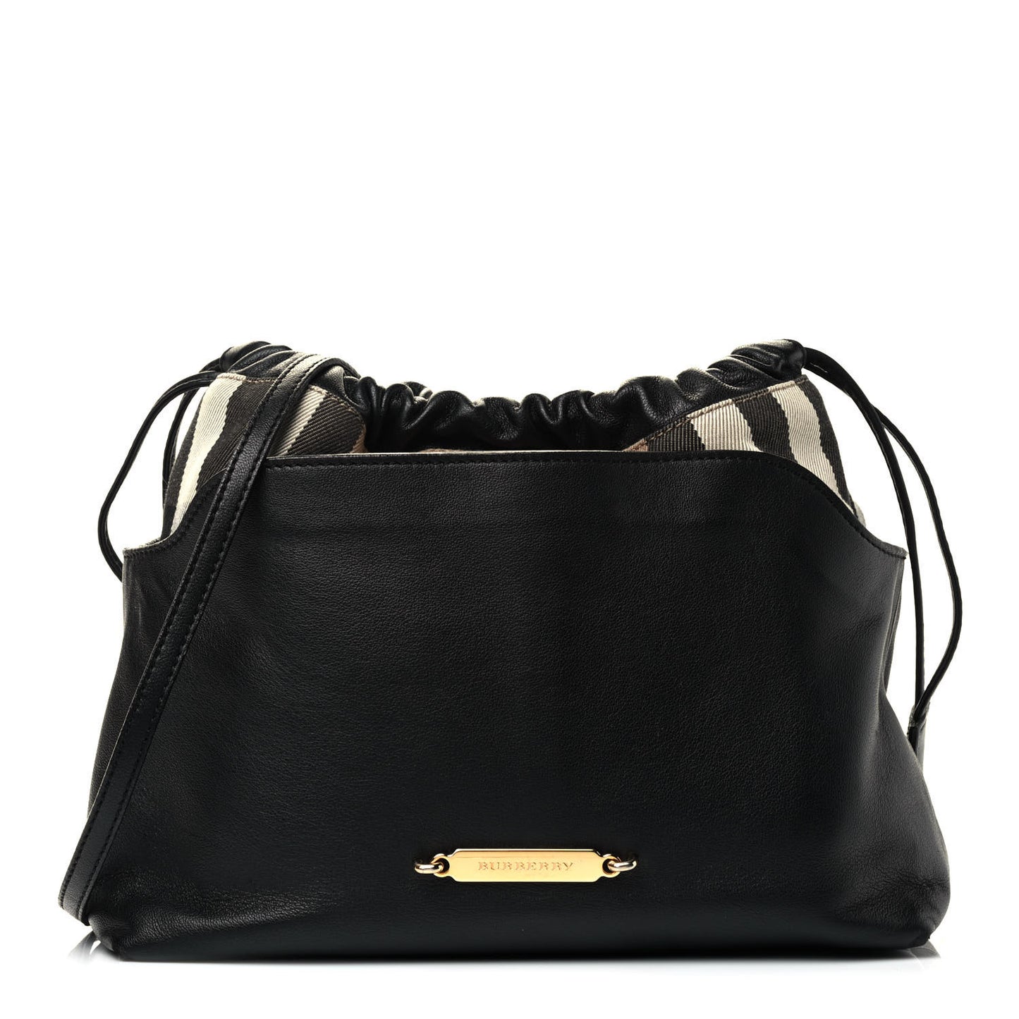 Calfskin House Check Little Crush Black