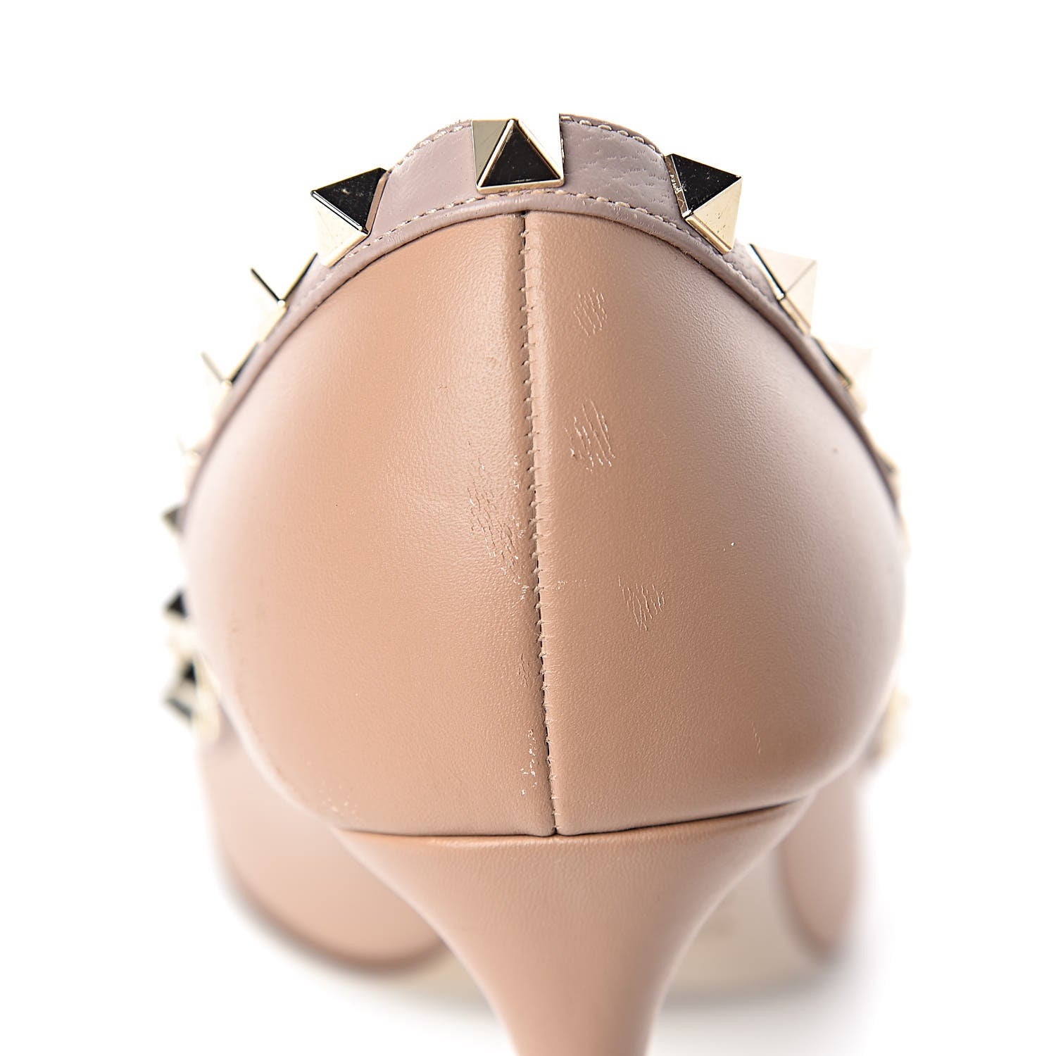Valentino Garavani Nappa Rockstud 100mm Pumps 38.5 Soft Noisette Poudre 19 of 19