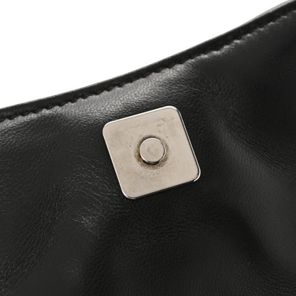 Gucci Nappa Vertical Matelasse Small Maxi Horsebit Chain Shoulder Bag Black 12 of 13