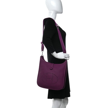Hermes Taurillon Clemence Evelyne III PM Anemone 2 of 9