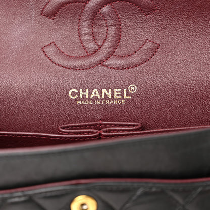 Chanel Lambskin Quilted Small Double Flap Black 6 of 14