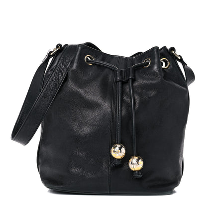 Chanel Caviar Drawstring Shoulder Bag Black 2 of 32