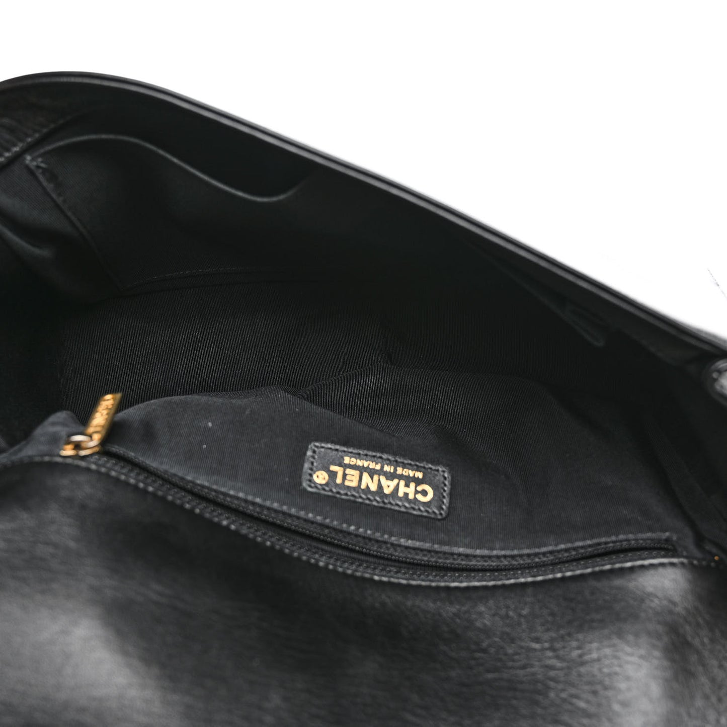 Braided Sheepskin New Medium Boy Flap Black Gold