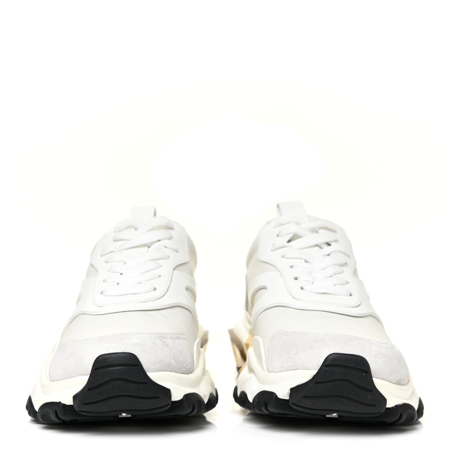 Valentino Garavani Calfskin Mens Bounce Sneakers 40.5 White 2 of 17