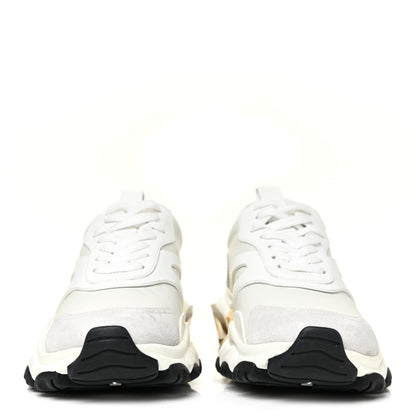 Valentino Garavani Calfskin Mens Bounce Sneakers 40.5 White 2 of 17